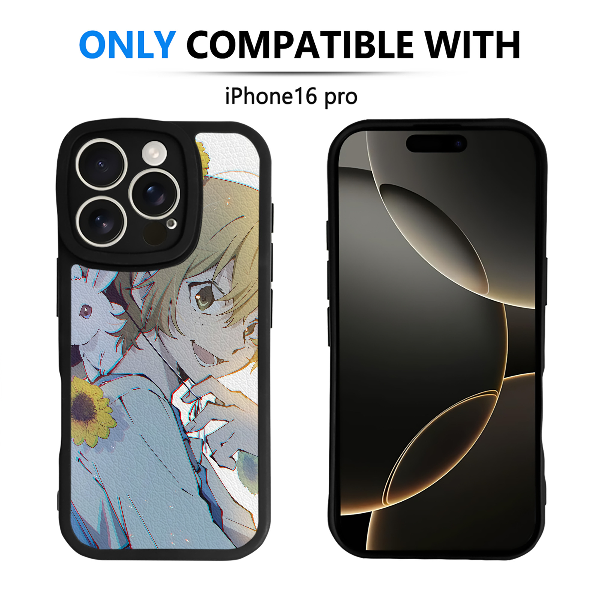 （画像用） 文豪ストレイドッグス Bungo Stray Dogs 【iPhone 16シリーズ対応】シリコンスマホケース（レザー調） 材質：シリコン